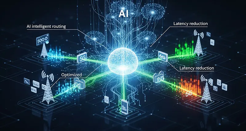 AI Algorithms for Intelligent Routing and Latency Reduction in 5G Networks