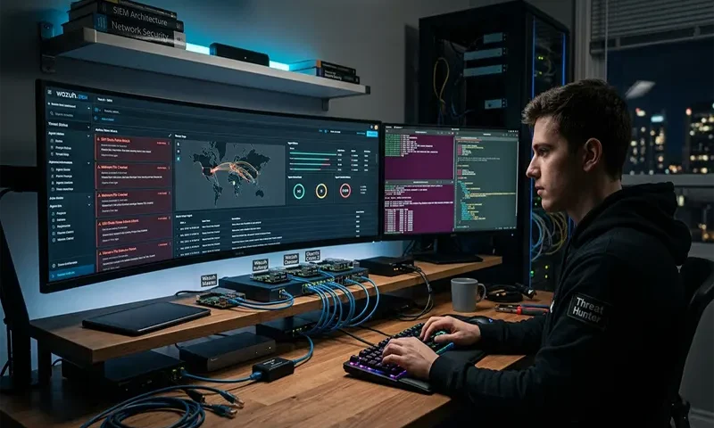 How to Build a Cybersecurity Home Lab Using Wazuh SIEM for Threat Detection